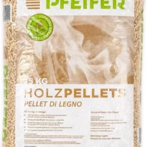 PELLET PFEIFER 100% ABETE – QUALITA’ EN PLUS A1 BANCALE DA 70 SACCHI DA 15 KG