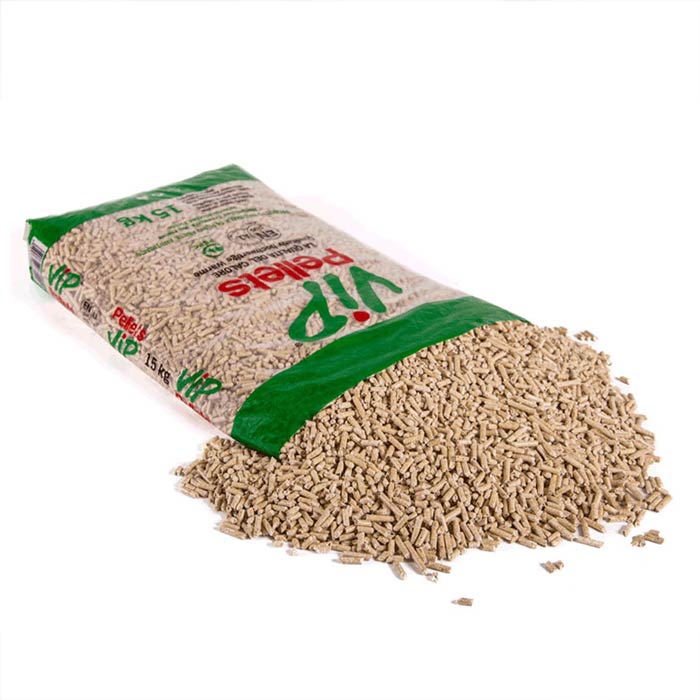 Vip Pellets Bancale 70 sacchi da 15 kg EN PLUS nella classe A1 e PEFC, questo garantisce la massima qualità e sostenibilità a livello europeo. ELEVATO POTERE CALORIFICO MINIMO RESIDUO DI CENERI ALTA DURABILITÀ MECCANICA BASSO CONTENUTO DI UMIDITÀ PELLET SENZA LEGANTI E ADDITIVI SANO ED ESENTE DA SOSTANZE NOCIVE ESSENZA: legno di abete senza