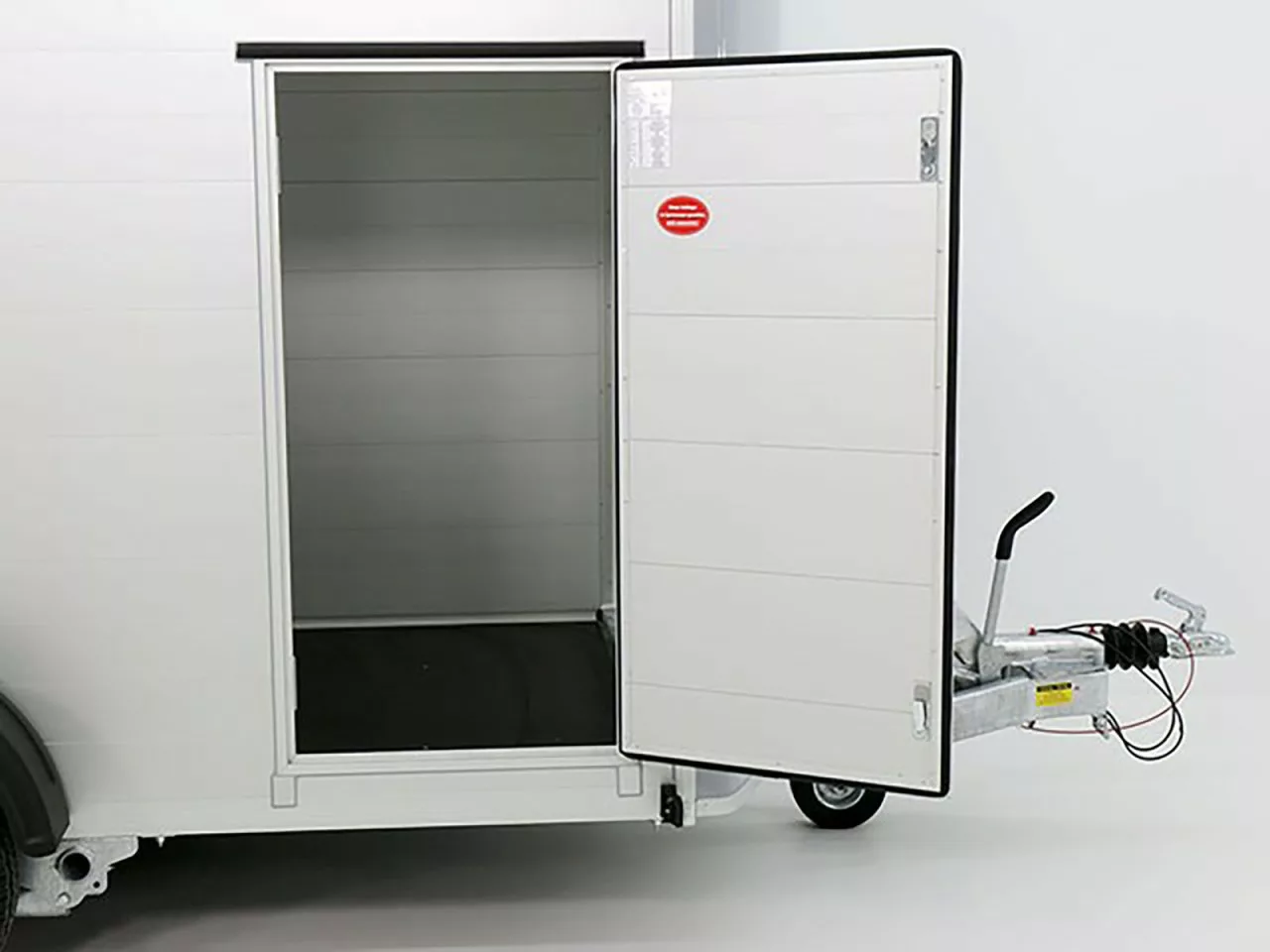 Debon Kofferanhänger C300 148x295cm H:190cm 1,3t|Alu|Polybug|Tür|schwarz - immagine 8