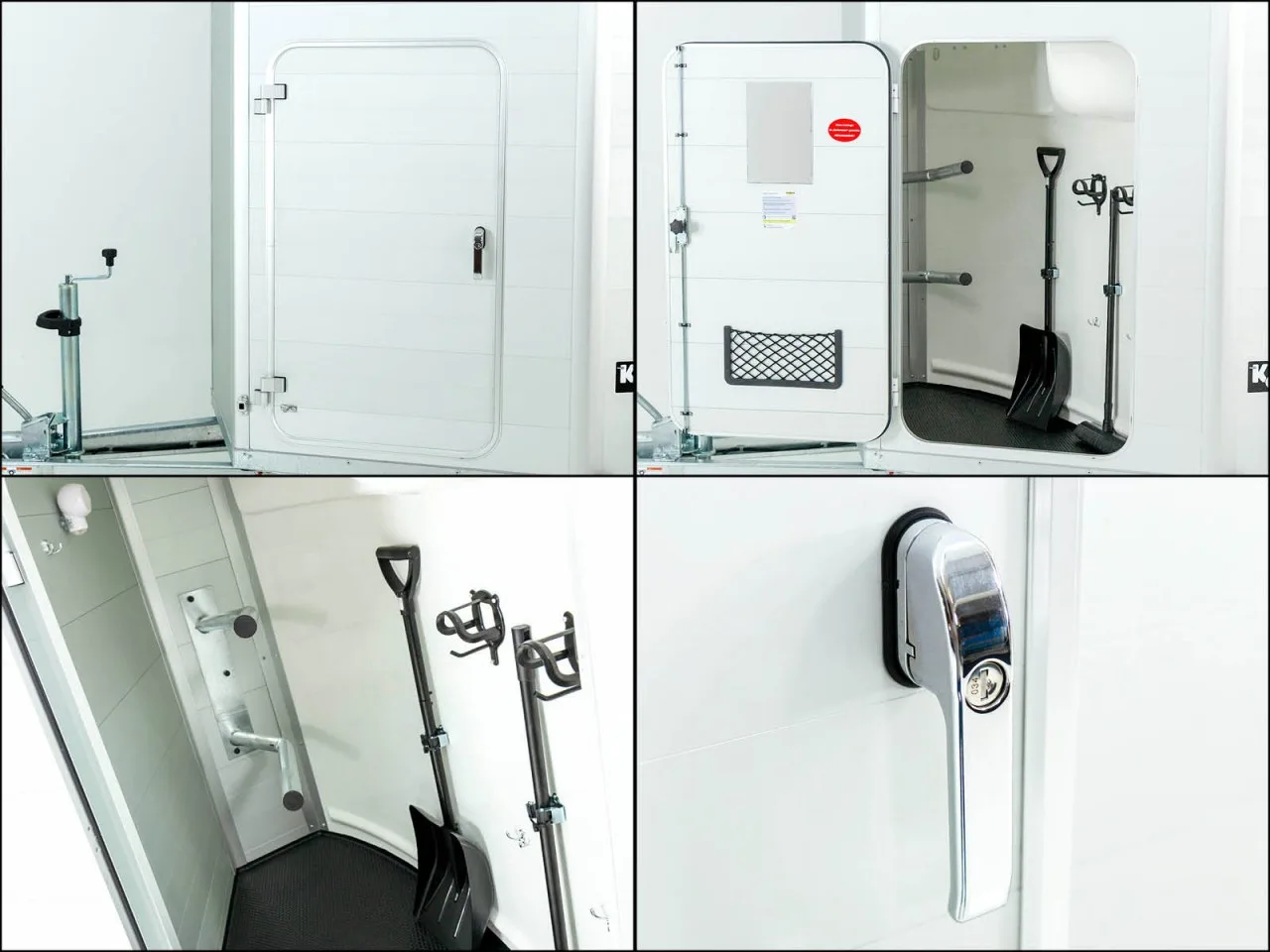 Humbaur Pferdeanhänger XANTHOS 2400|schwarz|Sattelkammer - immagine 8