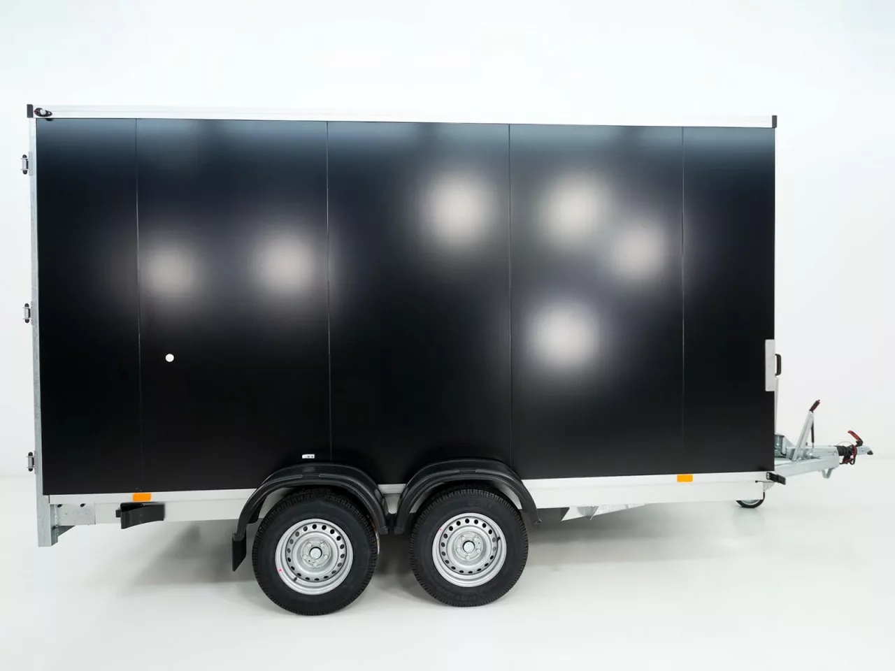 Vezeko Kofferanhänger 204x405cm Höhe:205cm 2,7t|Rampe|schwarz - immagine 2
