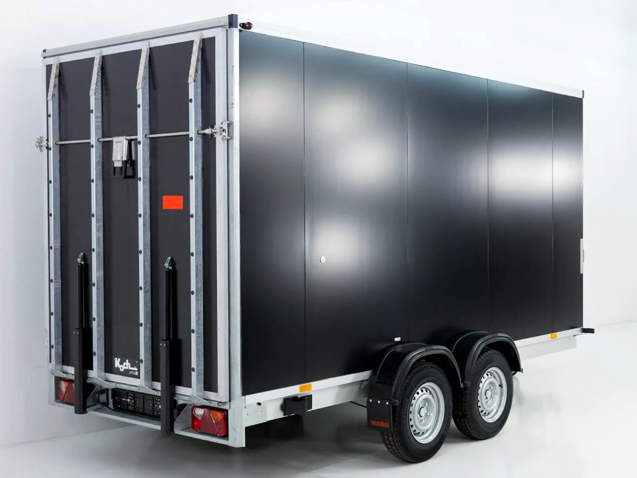 Vezeko Kofferanhänger 204x405cm Höhe:205cm 2,7t|Rampe|schwarz - immagine 3