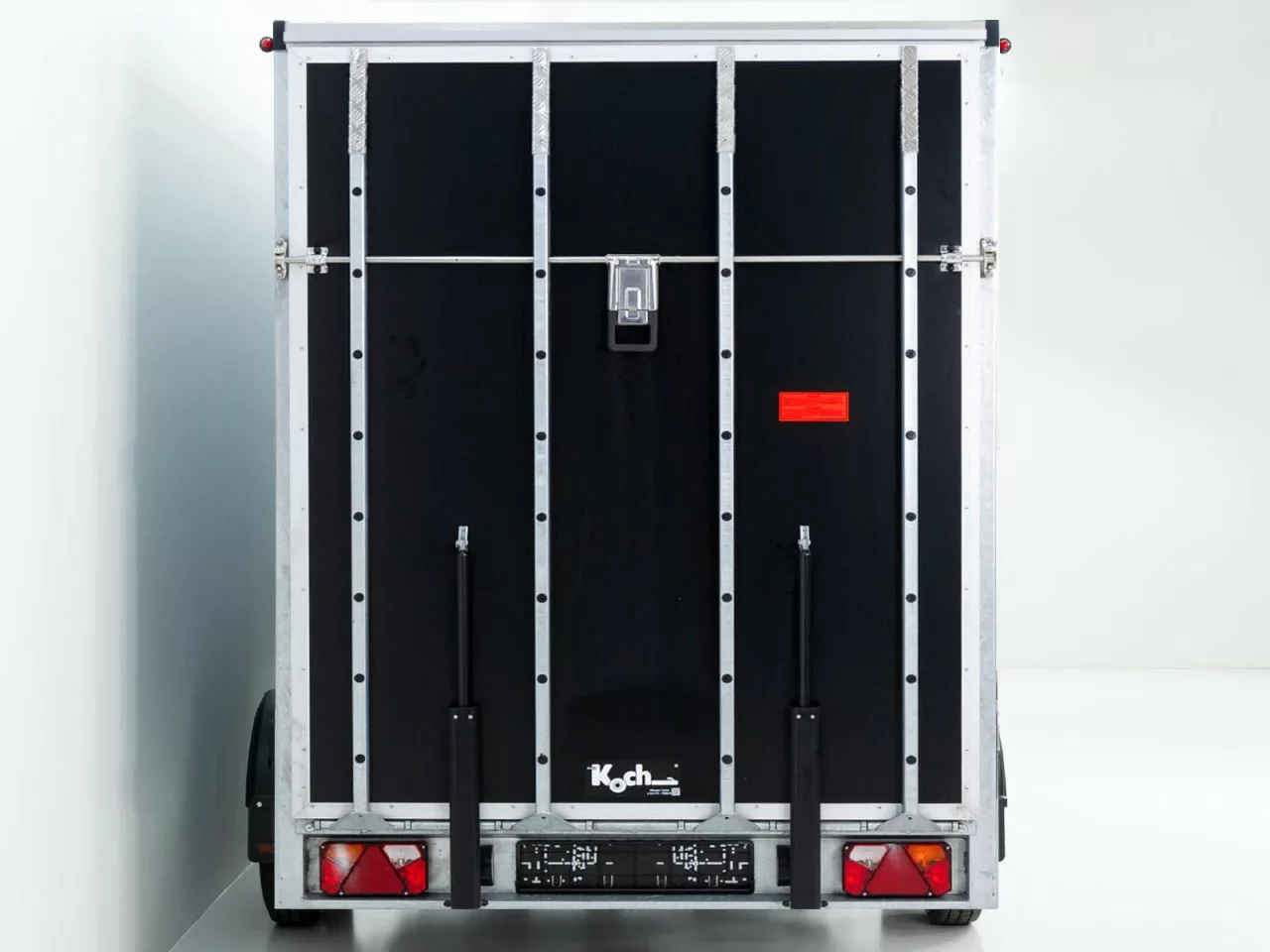 Vezeko Kofferanhänger 204x405cm Höhe:205cm 2,7t|Rampe|schwarz - immagine 4