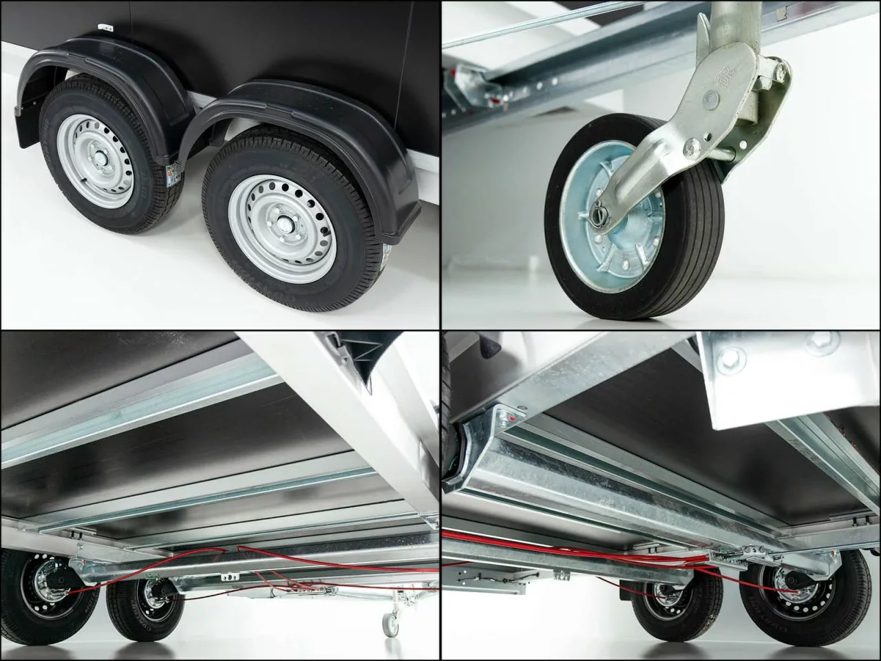 Vezeko Kofferanhänger 204x405cm Höhe:205cm 2,7t|Rampe|schwarz - immagine 9