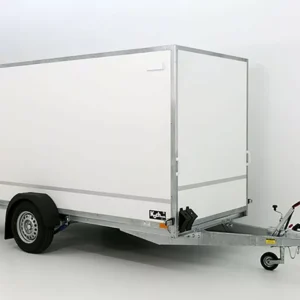 Blyss Kofferanhänger – 1,3 t, 146 × 357 cm, Höhe 180 cm, Rampe