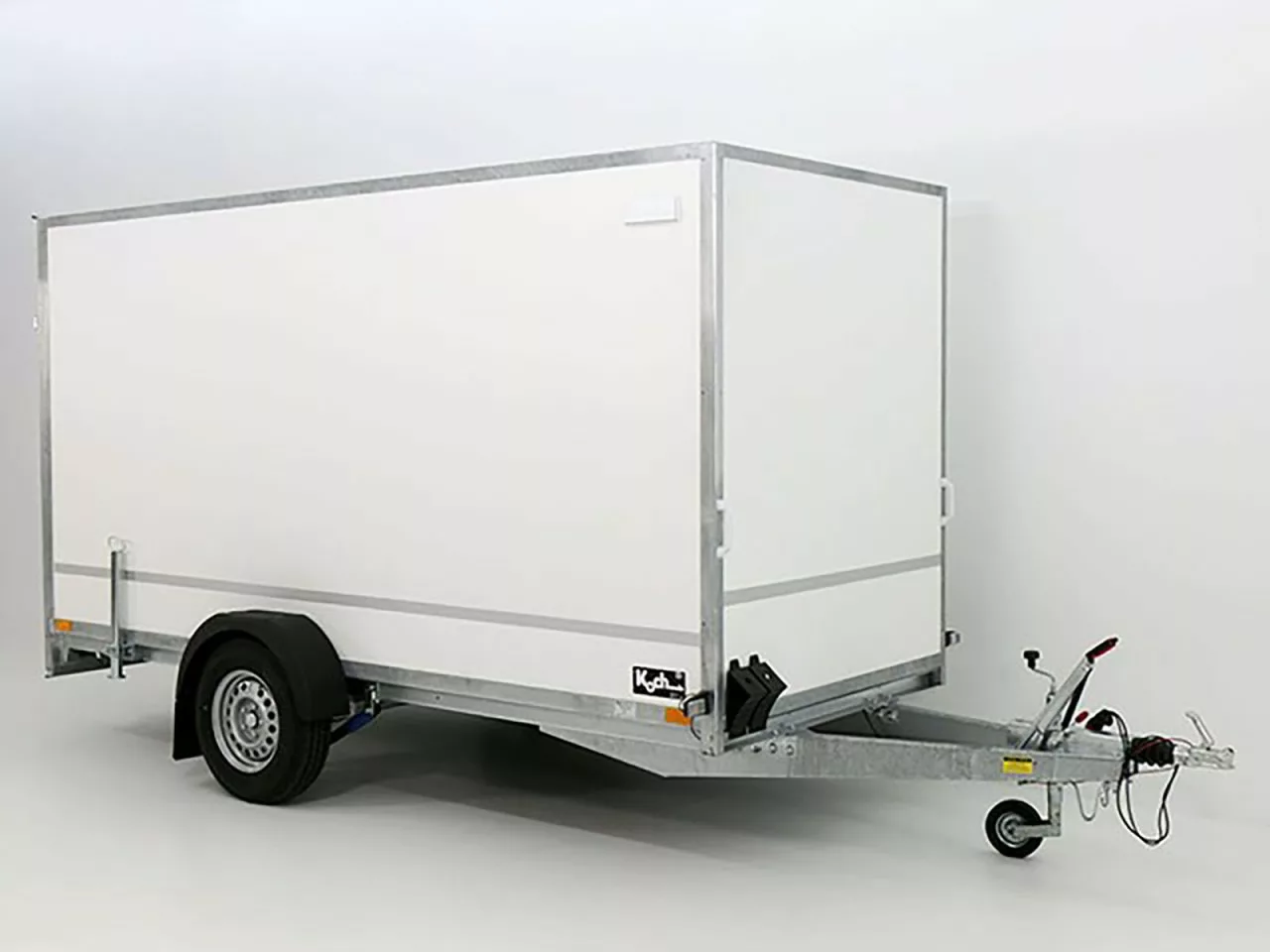 Blyss Kofferanhänger – 1,3 t, 146 × 357 cm, Höhe 180 cm, Rampe