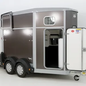 Ifor Williams Pferdeanhänger HB506|Sattelkammer|anthrazit