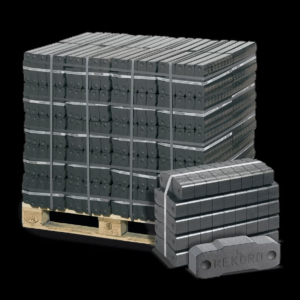 Rekord Braunkohlebriketts 25kg x 40 Gebinde 1000kg Palette