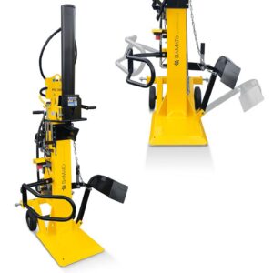 BAMATO Holzspalter HO-30EP | 400V | 30 Tonnen | Zapfwellen & Elektroantrieb | Dreipunktaufhängung | inkl. Fahrwerk und drehbarem Stützrad