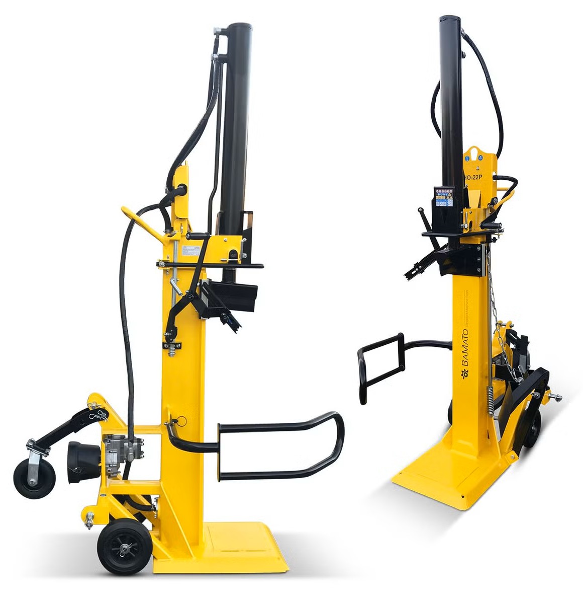 BAMATO Zapfwellen Holzspalter HO-22P | 22 Tonnen | Fahrwerk | Zapfwellenantrieb | Inkl. Dreipunktaufhängung - immagine 3