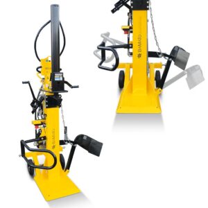 BAMATO Holzspalter stehend HO-22EP | Elektro- und Zapfwellenantrieb | 400 V Elektromotor | Spaltkraft 22 Tonnen | max. Spaltdurchmesser 350 mm | Brennholzspalter mit Zapfwellenantrieb