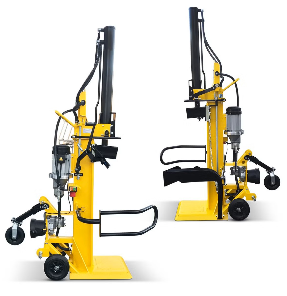 BAMATO Holzspalter stehend HO-22EP | Elektro- und Zapfwellenantrieb | 400 V Elektromotor | Spaltkraft 22 Tonnen | max. Spaltdurchmesser 350 mm | Brennholzspalter mit Zapfwellenantrieb - immagine 5