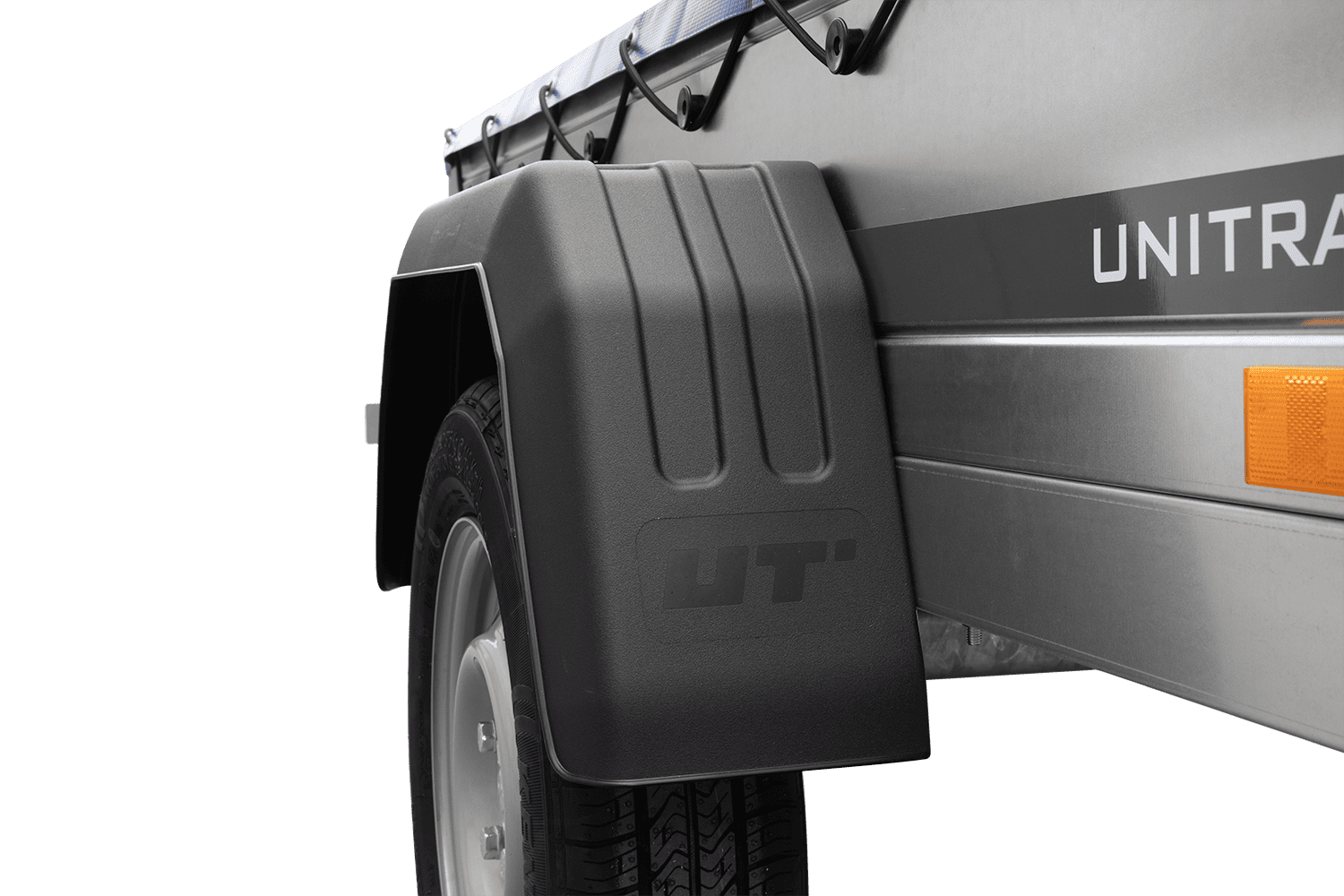Leichter Anhänger 200x106 UNITRAILER GARDEN 200 KIPP mit H-0-Rahmen und blauer Plane - immagine 6