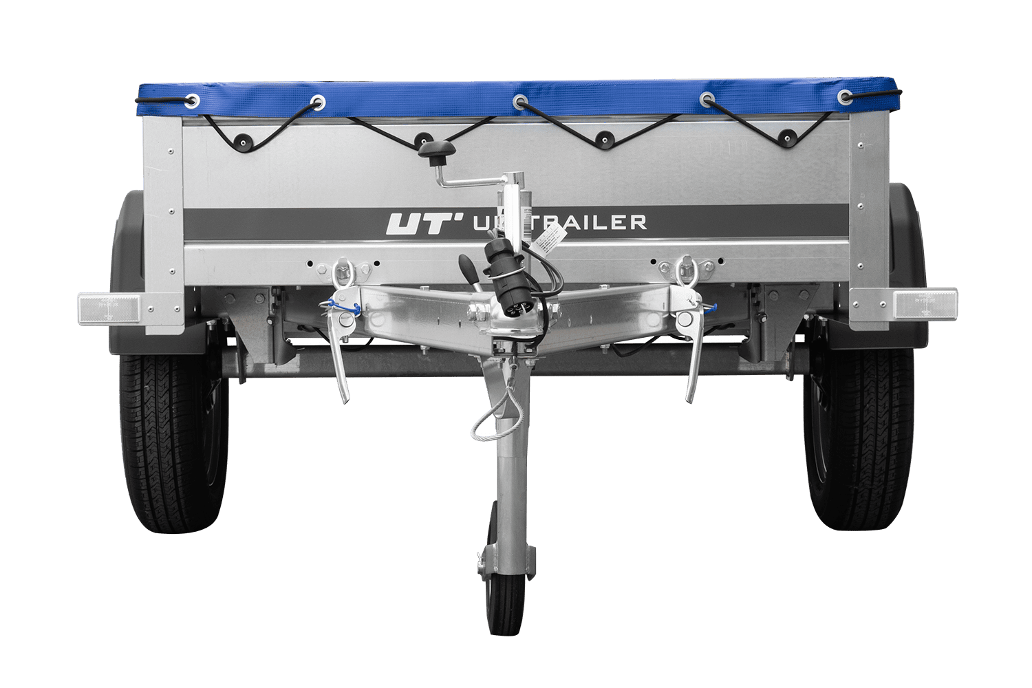 Leichter Anhänger 200x106 UNITRAILER GARDEN 200 KIPP mit H-0-Rahmen und blauer Plane - immagine 7