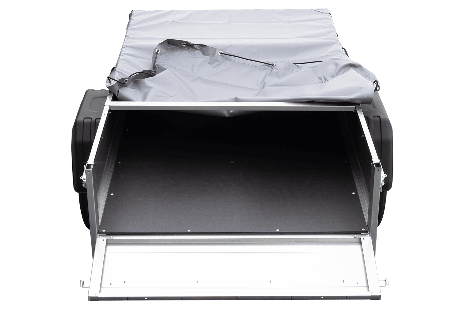 Einachsanhänger 200x106 UNITRAILER GARDEN 200 KIPP mit H-0-Rahmen und grauer Plane - immagine 11