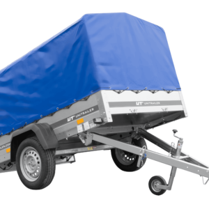 PKW-Anhänger 200x125 UNITRAILER GARDEN 201 KIPP mit blauer Hochplane
