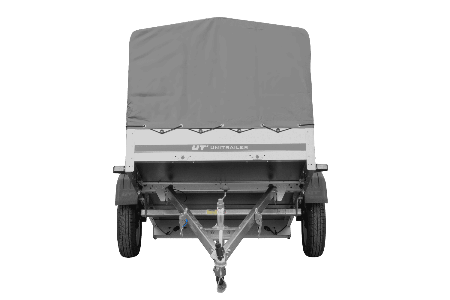 PKW-Anhänger 200x125 UNITRAILER GARDEN 201 KIPP mit grauer Hochplane - immagine 3