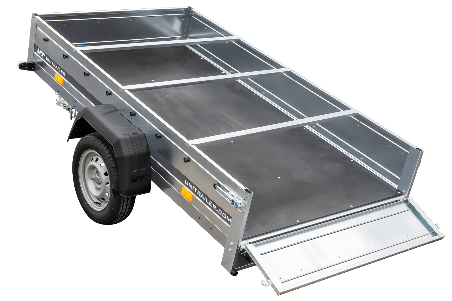 PKW?Anhänger 230x125 UNITRAILER GARDEN 230 KIPP mit H-0-Rahmen und blauer Plane - immagine 10