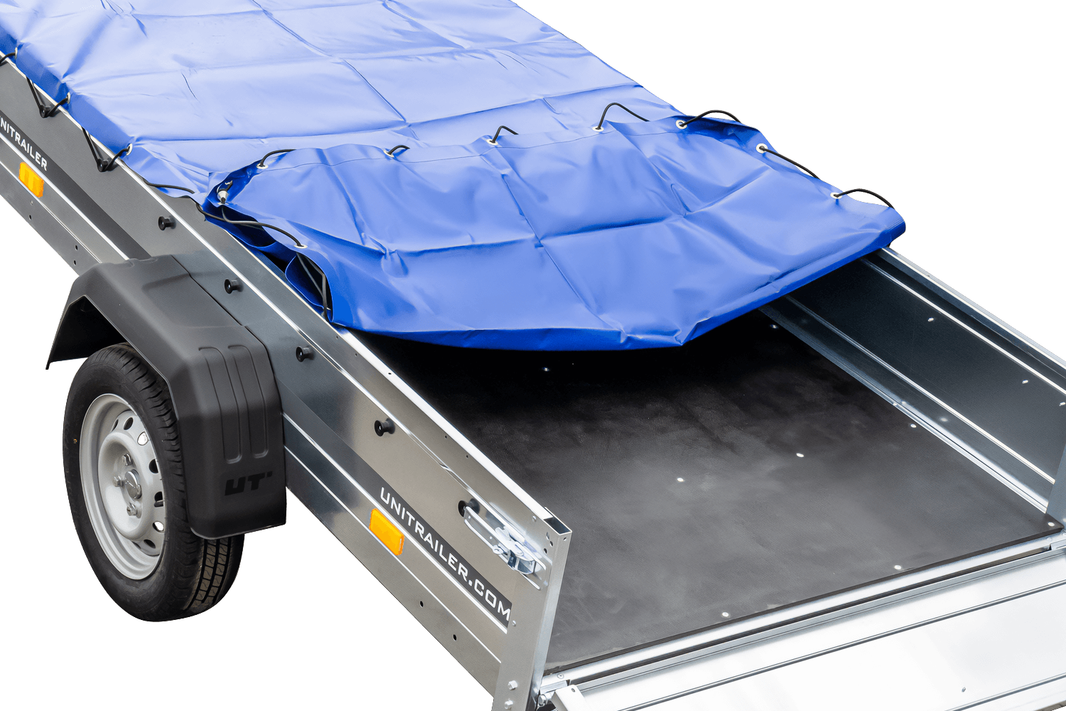 PKW?Anhänger 230x125 UNITRAILER GARDEN 230 KIPP mit H-0-Rahmen und blauer Plane - immagine 9