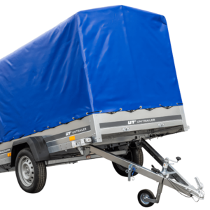 PKW-Anhänger 230x125 UNITRAILER GARDEN 230 KIPP mit blauer Hochplane 110 cm