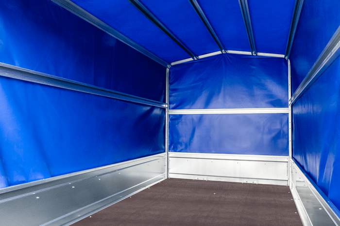 PKW-Anhänger 230x125 UNITRAILER GARDEN 230 KIPP mit blauer Hochplane 110 cm - immagine 13