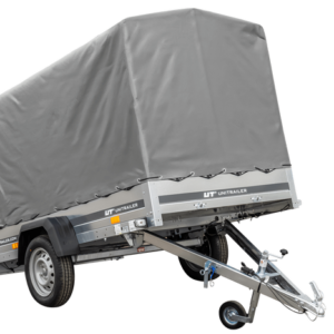 PKW-Anhänger 230x125 UNITRAILER GARDEN 230 KIPP mit grauer Hochplane 110 cm