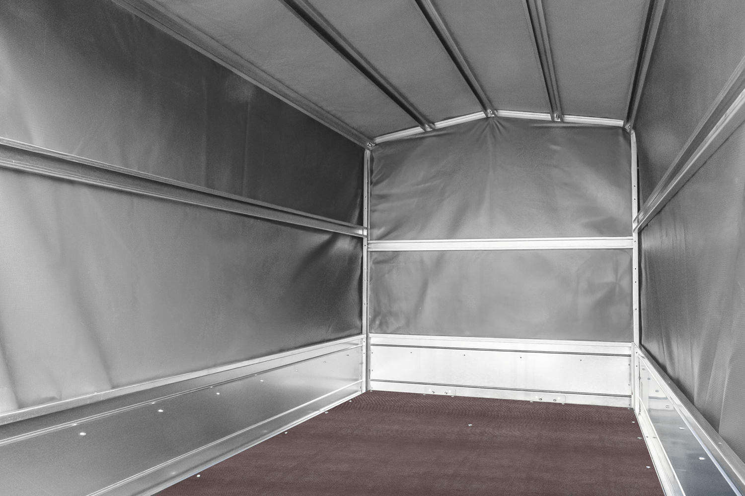 PKW-Anhänger 230x125 UNITRAILER GARDEN 230 KIPP mit grauer Hochplane 110 cm - immagine 8