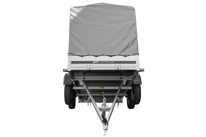 Der Anhänger Garden Trailer 264/2 KIPP MIT STÜTZRAD, H-1100-HOCHSPRIEGEL UND GRAUER PLANE - immagine 2