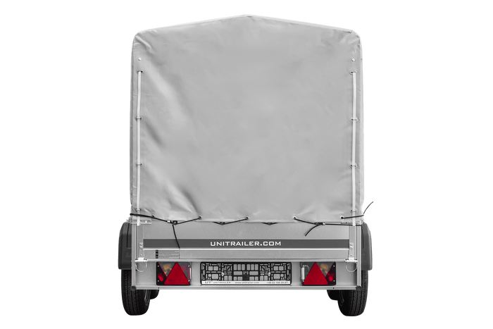 Der Anhänger Garden Trailer 264/2 KIPP MIT STÜTZRAD, H-1100-HOCHSPRIEGEL UND GRAUER PLANE - immagine 8