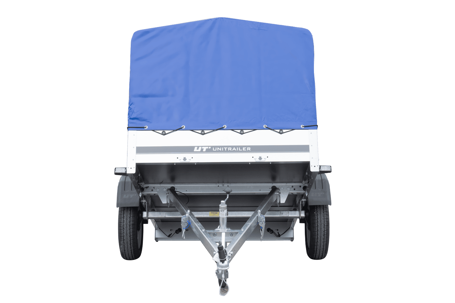 PKW-Anhänger 200x125 UNITRAILER GARDEN 201 KIPP mit blauer Hochplane - immagine 7