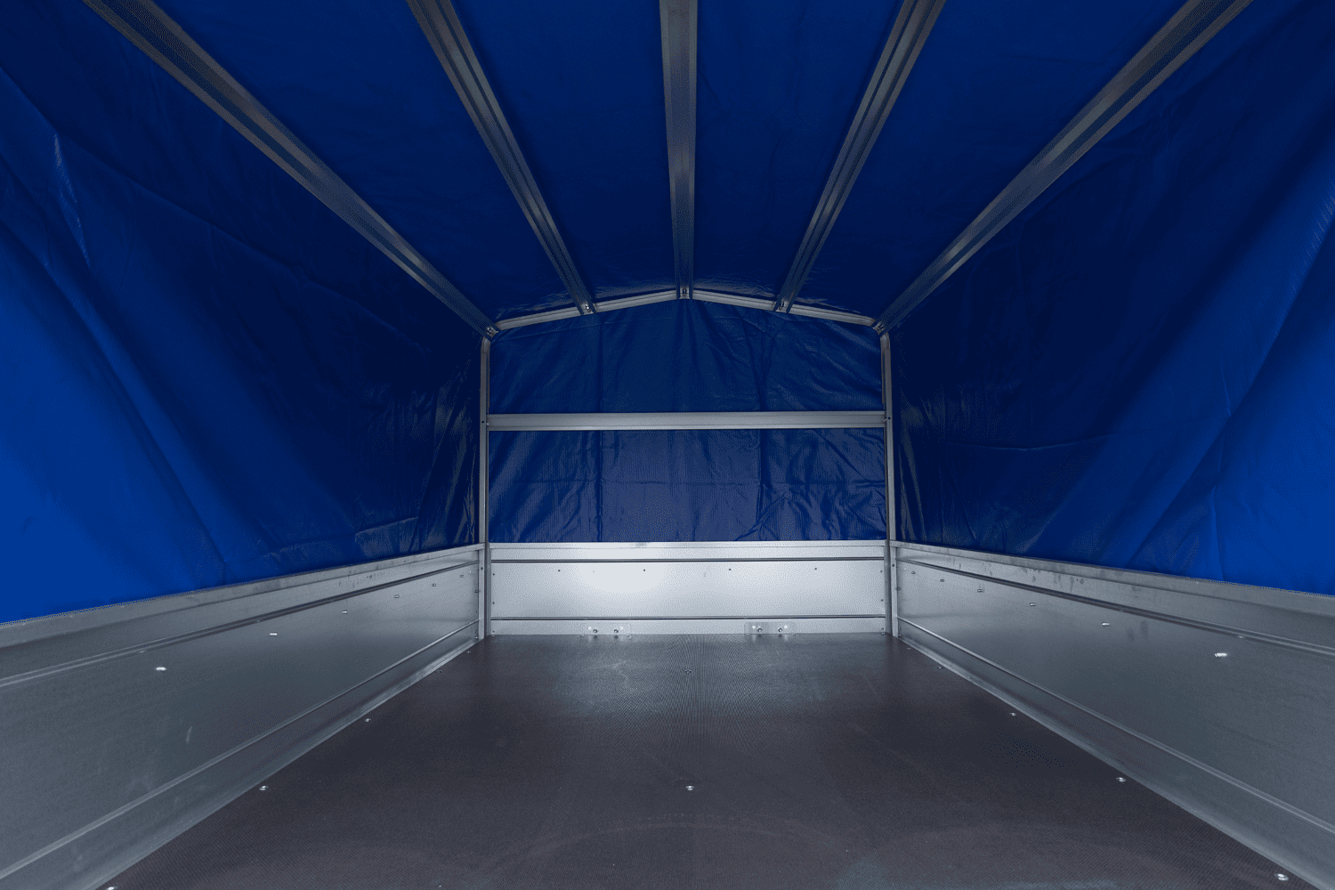 PKW-Anhänger 200x125 UNITRAILER GARDEN 201 KIPP mit blauer Hochplane - immagine 9