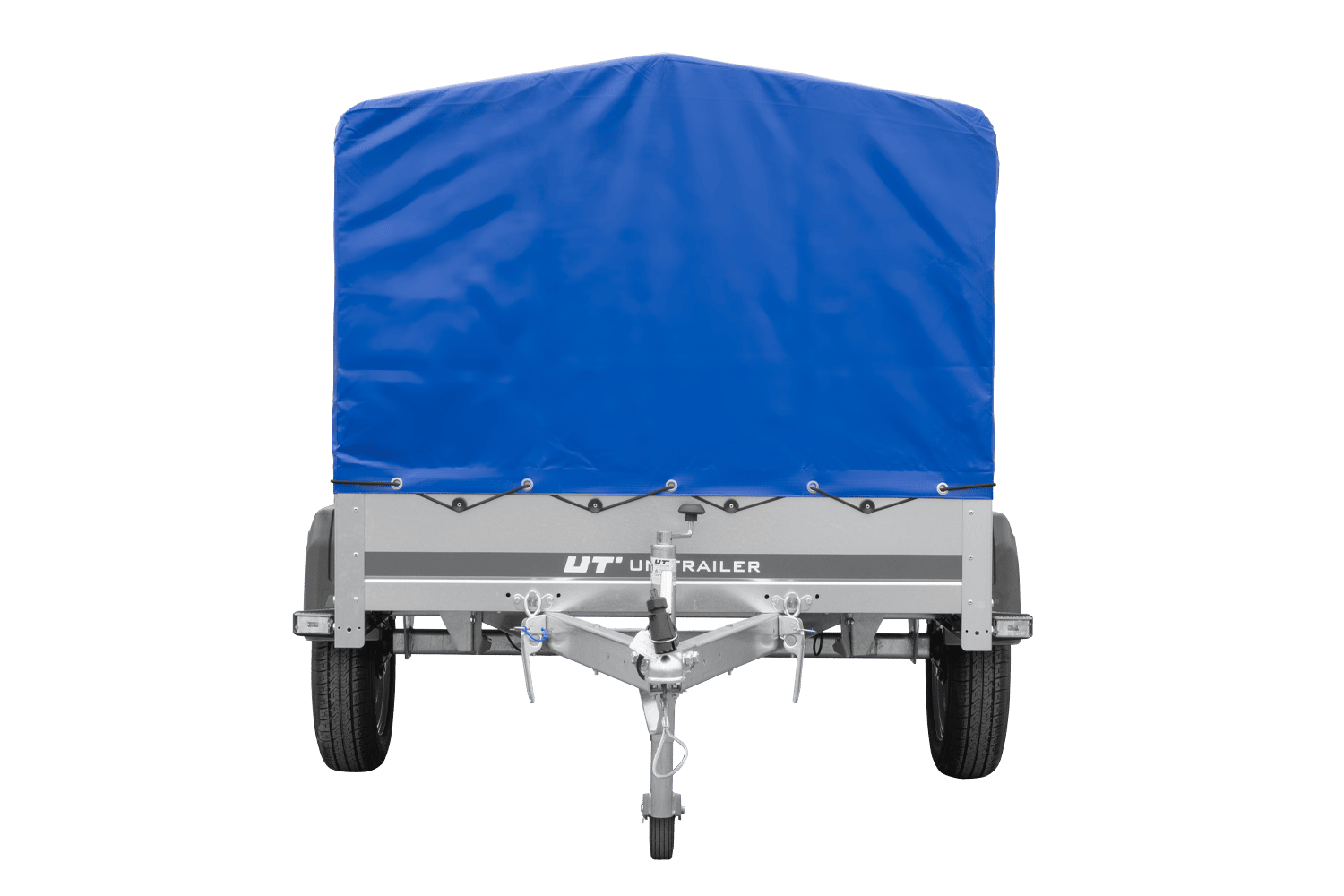 PKW-Anhänger 200x125 UNITRAILER GARDEN 201 KIPP mit blauer Hochplane - immagine 10