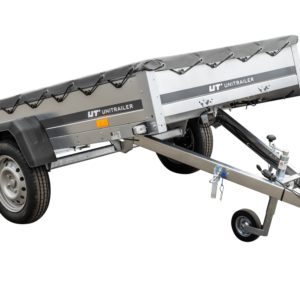 PKW-Anhänger 230x125 UNITRAILER GARDEN 230 KIPP mit H-0-Rahmen und grauer Plane