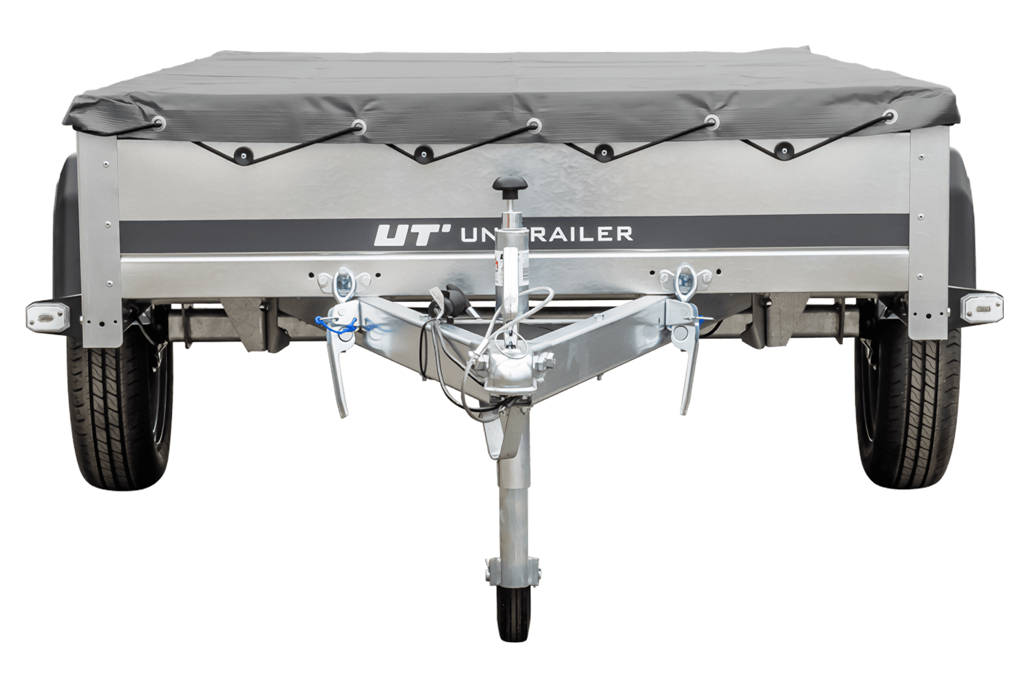 PKW-Anhänger 230x125 UNITRAILER GARDEN 230 KIPP mit H-0-Rahmen und grauer Plane - immagine 10