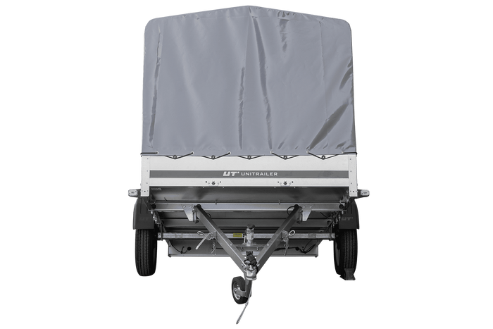 Einachsanhänger 264x150 UNITRAILER GARDEN 265 KIPP mit Rahmen H-1100 und grauer Plane - immagine 8