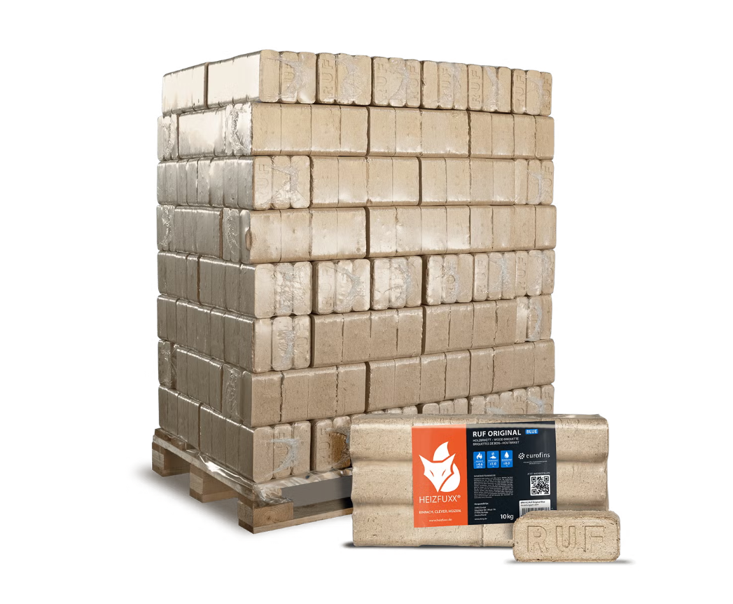 Heizfuxx RUF Original Blue 10kg x 96 Gebinde 960kg Palette