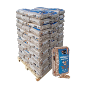 Französische Holzpellets Crépito® Premium – Palette 1080kg (72 Säcke)