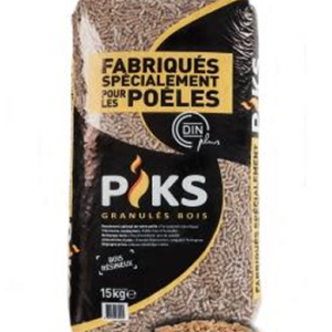 Holzpellets PIKS – 15 kg – DINplus