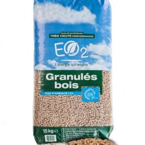 Holzpellets EO2 – Sack 15 kg – DINplus