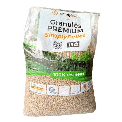 Holzpellets Premium SimplyPellet – Säcke 15 kg – DINplus / ENplus A1 - immagine 3