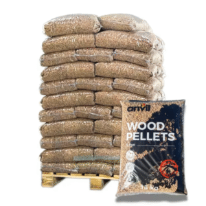Holzpellets ANVIL – Palette 70 Säcke à 15 kg – ENplus A1