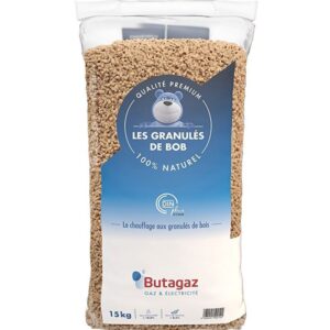 Holzpellets Butagaz Bob – Palette 66 Säcke à 15 kg – DINplus
