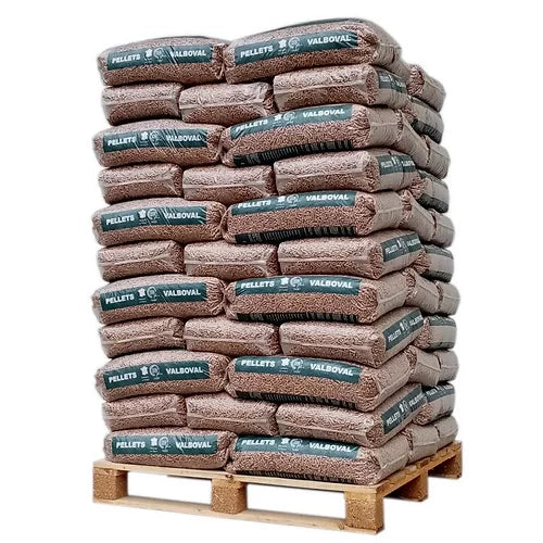 Holzpellets Valboval – Palette 65 Säcke à 15 kg – DINplus