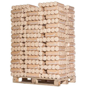 Verdichtetes Holz 100% Nadelholz – Palette 960 kg